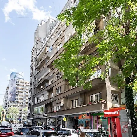 Sunny 2br Large Flat - Amzei Square Βουκουρέστι