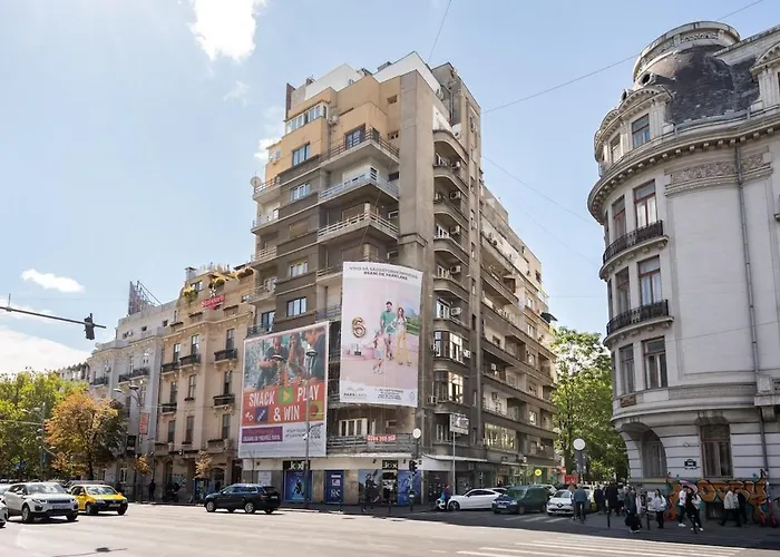 Sunny 2br Large Flat - Amzei Square Apartment Bucharest